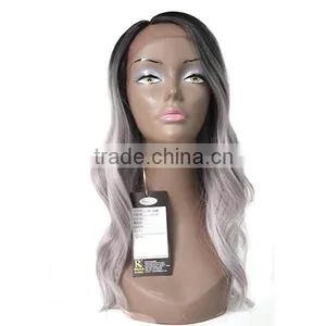 New Arrival 200g Fashion Synthetic Wig Lace Front Wig for Woman thumbnail-1