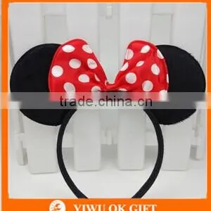 Minnie Mouse Headband Cute Mickey Costume Dress-Up Ears Headband For Sale thumbnail-1
