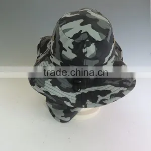Custom Cheap Camouflage Bucket Hat thumbnail-3