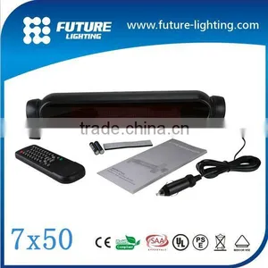 2016 New Products Xxx Com 7x50 Led Car Rear Window Digital Display With Suckers thumbnail-1