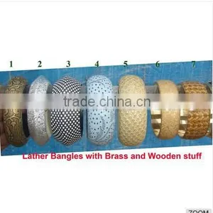 SIXTH SENSE Metal Acrylic Bangles thumbnail-5