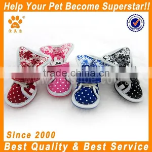 JML Latest Design Durable Canvas Dog Shoes for Sale OEM Canvas Shoes for Dog Pet thumbnail-1