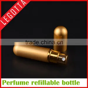 Portable Empty Aluminum Beautiful 5ml Refillable Metal Perfume Bottle in Stock thumbnail-1