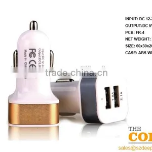 E2 Two USB Port Car Charger,2 Port Car Charger,cheap Car Usb Charger thumbnail-2