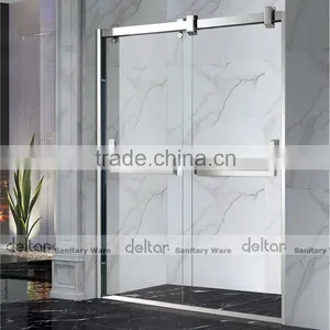 Shower Enclosure Cubicle Portable Cabins With Two Sliding Glass Doors for Sale thumbnail-2