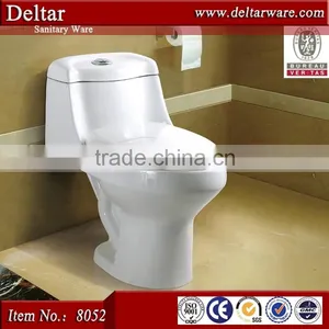 Siphonic One Piece Bathroom Toilet, Sanitaryware wc Toilet, Cheap Price Indian Toilet Design thumbnail-2