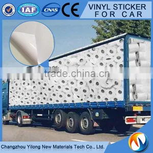 120gsm Self Adhesive Vinyl for Car Body Wrapping Permanent or Removable Glue 80-100micron PVC Film Thickness thumbnail-2