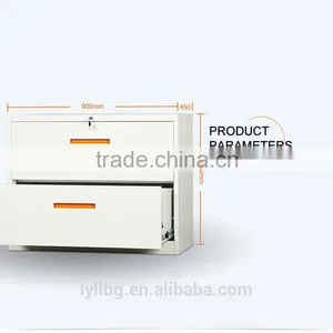 Short Smart Lateral KD 2 Drawer Office Filing Cabinet thumbnail-6
