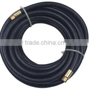 Flexible Rubber Nylon Reinforced Water Hose With Brass Connectors thumbnail-3