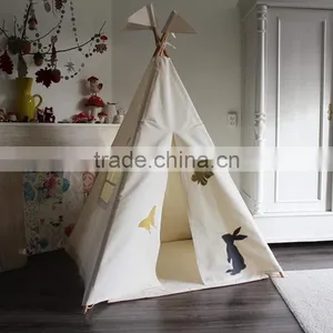 2016 New Fashion CE Certified Kids Teepee Indian Tent Tipi Tunnel Wigwam Teepees for Wholesale thumbnail-2