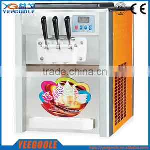 25L Commercial 3 Flavors Table Top Used Italian Soft Serve Ice Cream Machine thumbnail-1