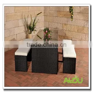 Cheap Bar Set/Black Rattan Bar Set With Bench thumbnail-1