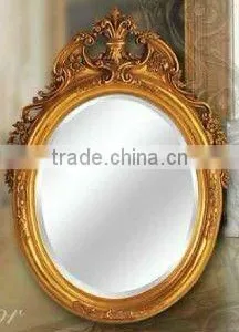 Wooden Classical Hand Carved Wall Mirror, MOQ:1PCS(B70108) thumbnail-1