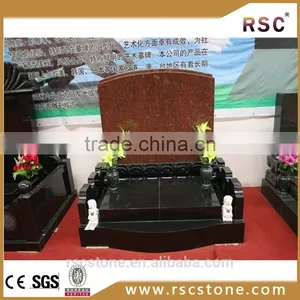 Shanxi Black Granite Carving Tombstone thumbnail-1