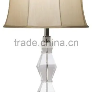 Modern Chrome Crystal Floor Lamp thumbnail-1
