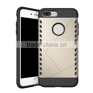 Combo Phone Case TPU + PC Phone Hull Protective Back Cover for IPhone7 7plus thumbnail-1