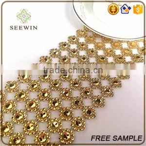 Royal Clean New Style Diamond Mesh Fabric for Table Runner thumbnail-1