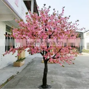 Fake Flower Tree China Wedding Decoration Factory Wedding Ornament Fake Peach Flower Tree thumbnail-3