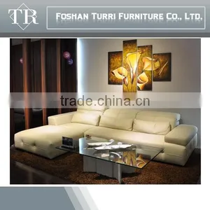 Elegant Luxurious Classica L Shape Leather Sofa Set thumbnail-2