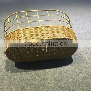 2016 High Quality Rural Wholesale Hollow Pipe Basket for Bike thumbnail-4