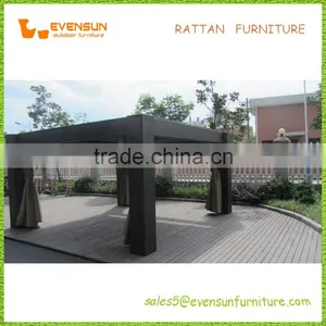 Best Selling Rectangular Rattan Gazebo Tent thumbnail-2