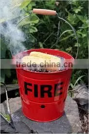 High Quality Colorful Camping Bucket BBQ Grills thumbnail-4