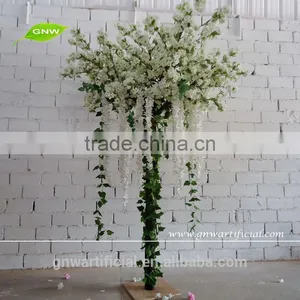 GNW 10ft Artificial Wedding Tree Pink Plastic Flower Cherry Blossom Tree for Wedding Decoration thumbnail-2