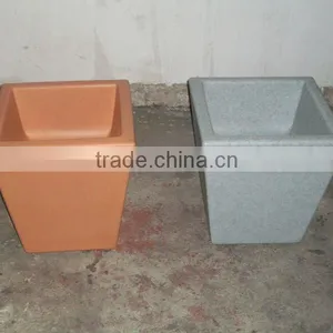 Outdoor and Indoor Flower Pot Rotational Plastic Pot thumbnail-1