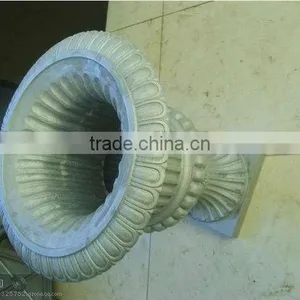 Durable Antique Decoration Black Painting Cast Iron Flower Pot in China thumbnail-1
