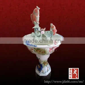 Jingdezhen Factory Hot Selling Ceramic Good for Home and Garden Decorative Air Humidifier Fountain thumbnail-1