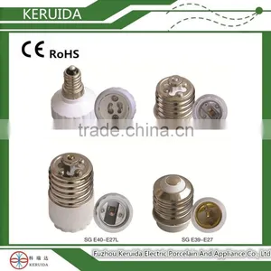 E12-E27 Ceramic Universal Lampholder Adaptor/adapter Lampholder thumbnail-2
