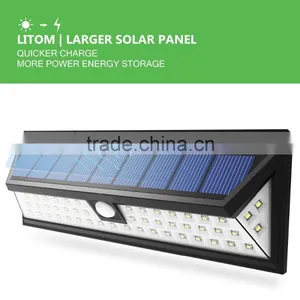 YIFAN 54LEDs Wall Mounted Motion Sensor Light Emergency Outdoor Lamp Led Solar Light , Solar Wall Light , Led 54 3w Par Light thumbnail-2