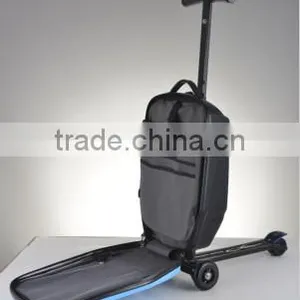 High Quality Airport Micro 3in1 Scooter Trolley Suitcase With CE thumbnail-4