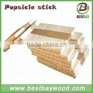 China Manufacturer Wooden Bulk Popsicle Stick 114mm thumbnail-1