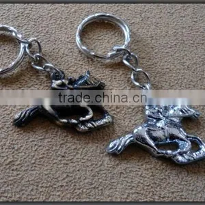 Horse Rider Keychain Charm thumbnail-1
