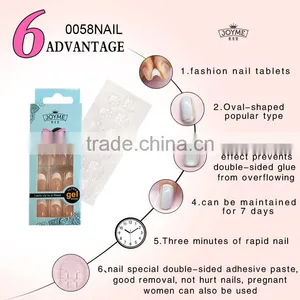 2017 New French Style Factory Supply ABS Artificial Nails thumbnail-4