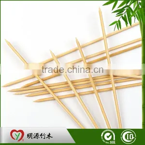 Custom Bbq Barbeque Eco-friendly Natural Skewer Mini Bamboo Stick Pick thumbnail-3