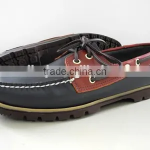 Handsewn Blucher Moccasin Construction Deck Shoes thumbnail-4