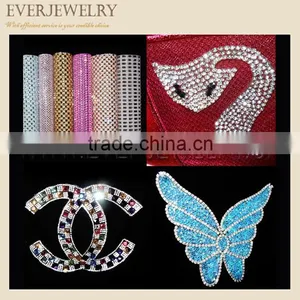 Self Adhesive Rhinestone Mesh,mesh Fabric Rhinestone thumbnail-1
