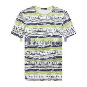 Men's Full Printed Short t Shirt (100%cotton )with Round Neck thumbnail-4