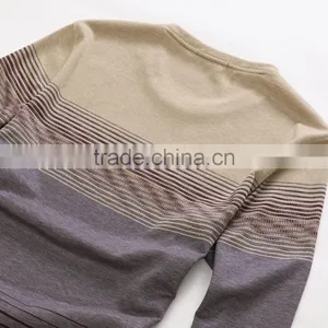 Custom High Quality Full Sleeve Mens Slim Cotton /polyester t Shirt thumbnail-6