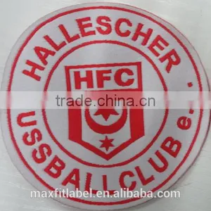 China Factory High Quality Cheap Custom Head Woven Badge thumbnail-3