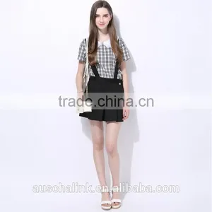 Personalized Summer Ladies Short Pants Suspenders Fashion Design thumbnail-2