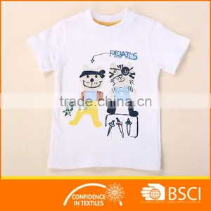 Navy Blue Baby Boys Printed Three Pcs Clothing Sets thumbnail-5