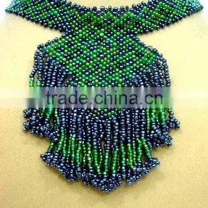 Beaded Summer Pendant Necklaces thumbnail-1