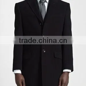 2014 Latest Style Formal Occasion Slim Fit Mens Cashmere China Mada Men Coat thumbnail-3