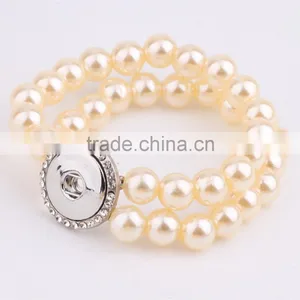 Free Sample Vintage Flower Design Bangle Two Parts Lobster Clasp Bangle Diy Snap Button Charm Bangle thumbnail-6