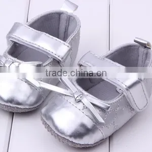 Baby Sliver PU Leather Shoes 2014 New Arrival Baby Shoe Kids Shoes Wholesale thumbnail-1