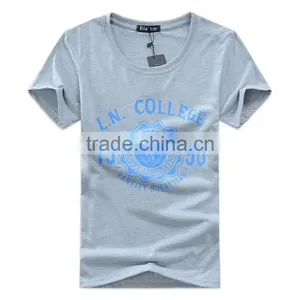 Top Quality Wholesale 100% Cotton T Shirt For Men thumbnail-3