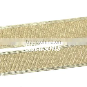 Golden Satin Ribbon For Christmas Decoration 3.8cm thumbnail-1
